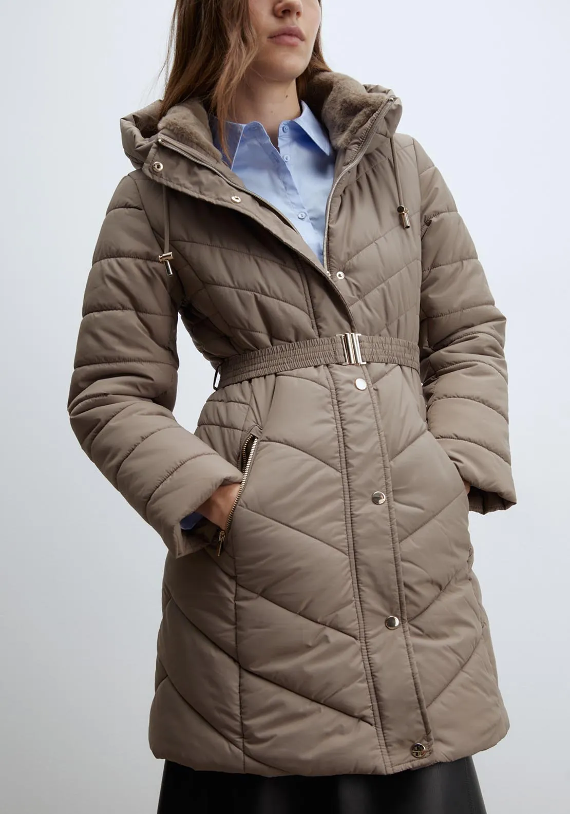 Long parka - Taupe