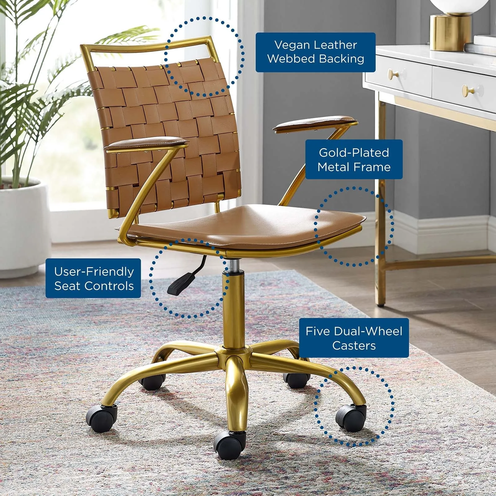 Lynch Gold Task Chair