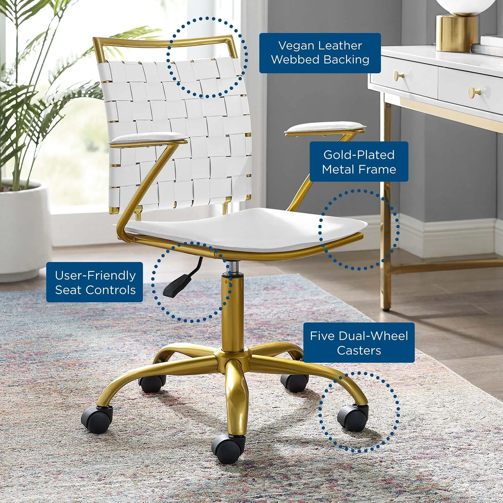 Lynch Gold Task Chair