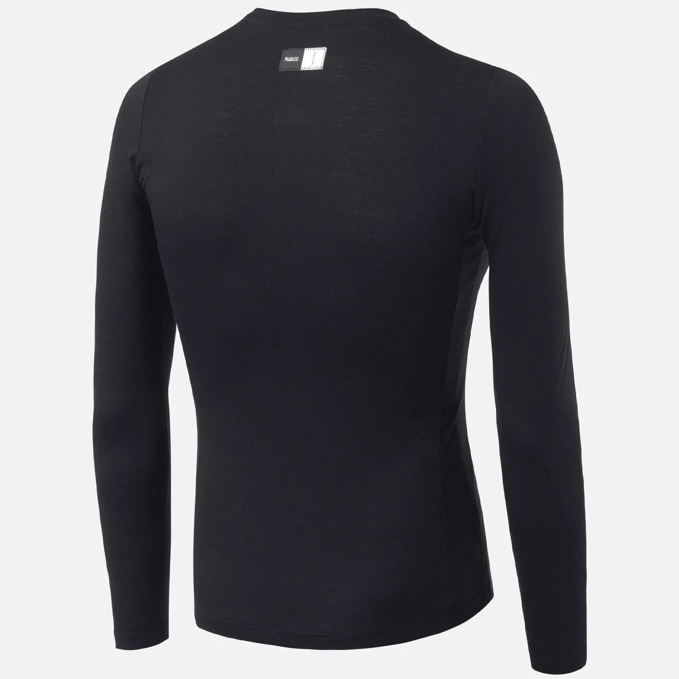 Maglia intima manica lunga Pedaled Essential Merino - Nero