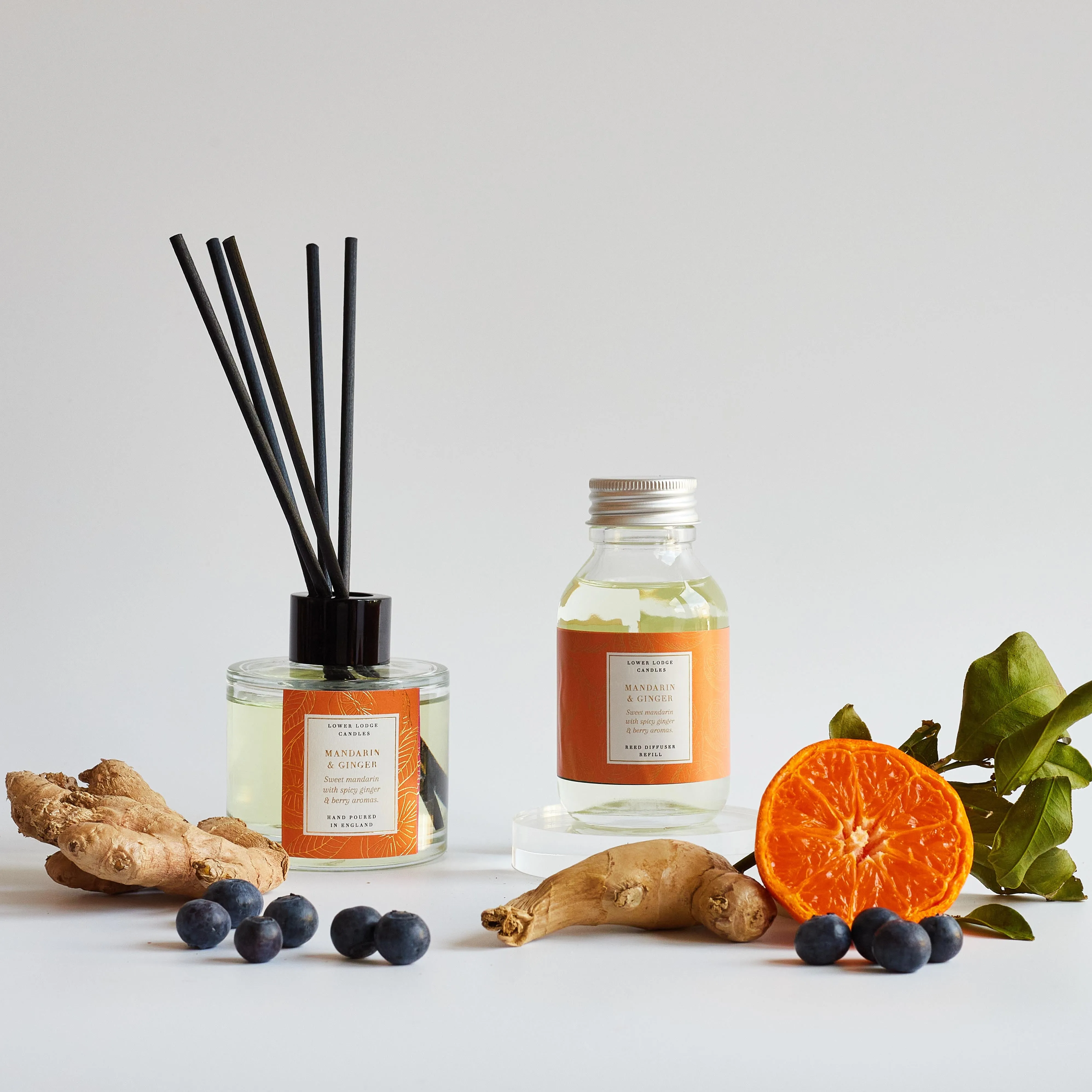 Mandarin and Ginger Scented Reed Diffuser Refill