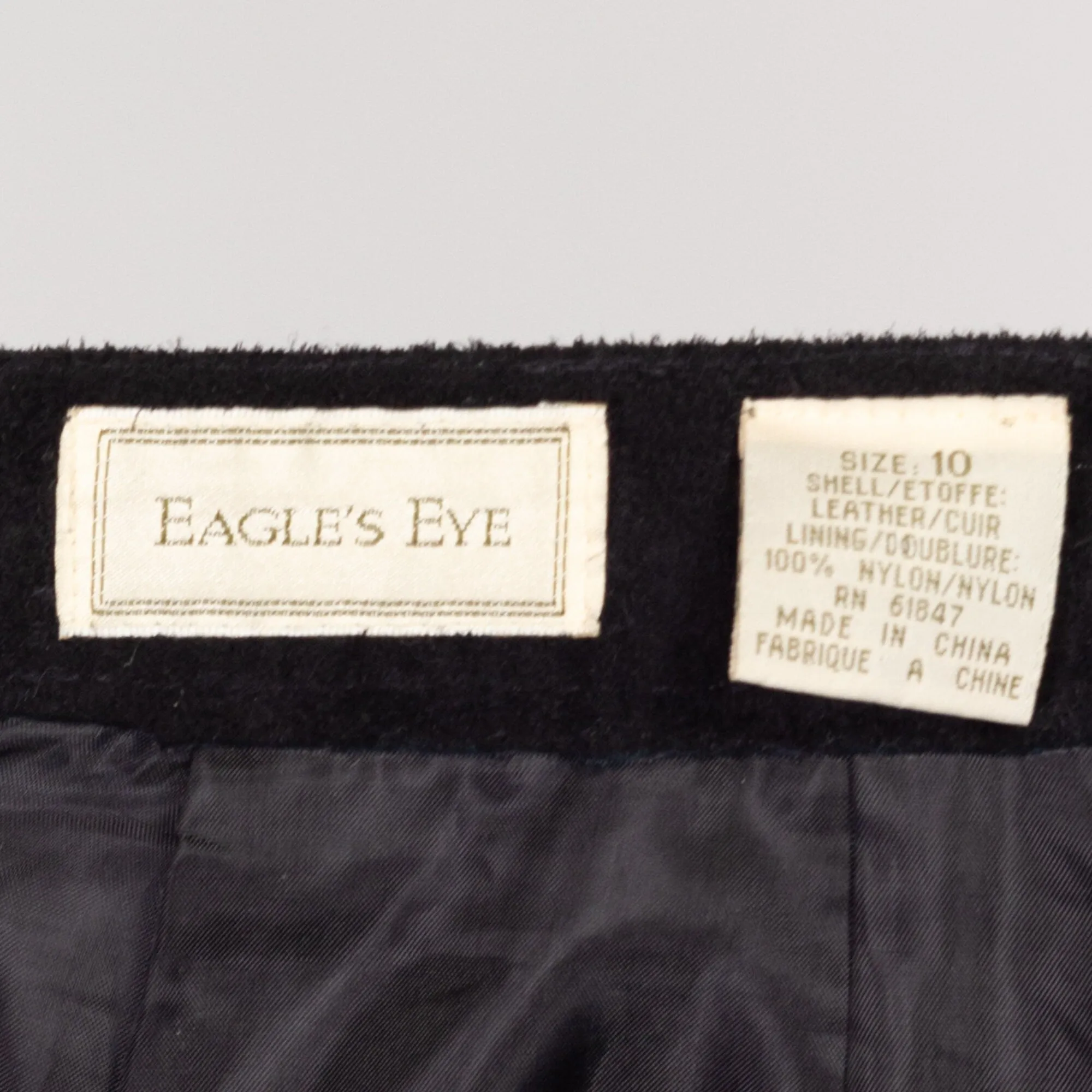 Medium 90s Black Suede Maxi Skirt 28.5"