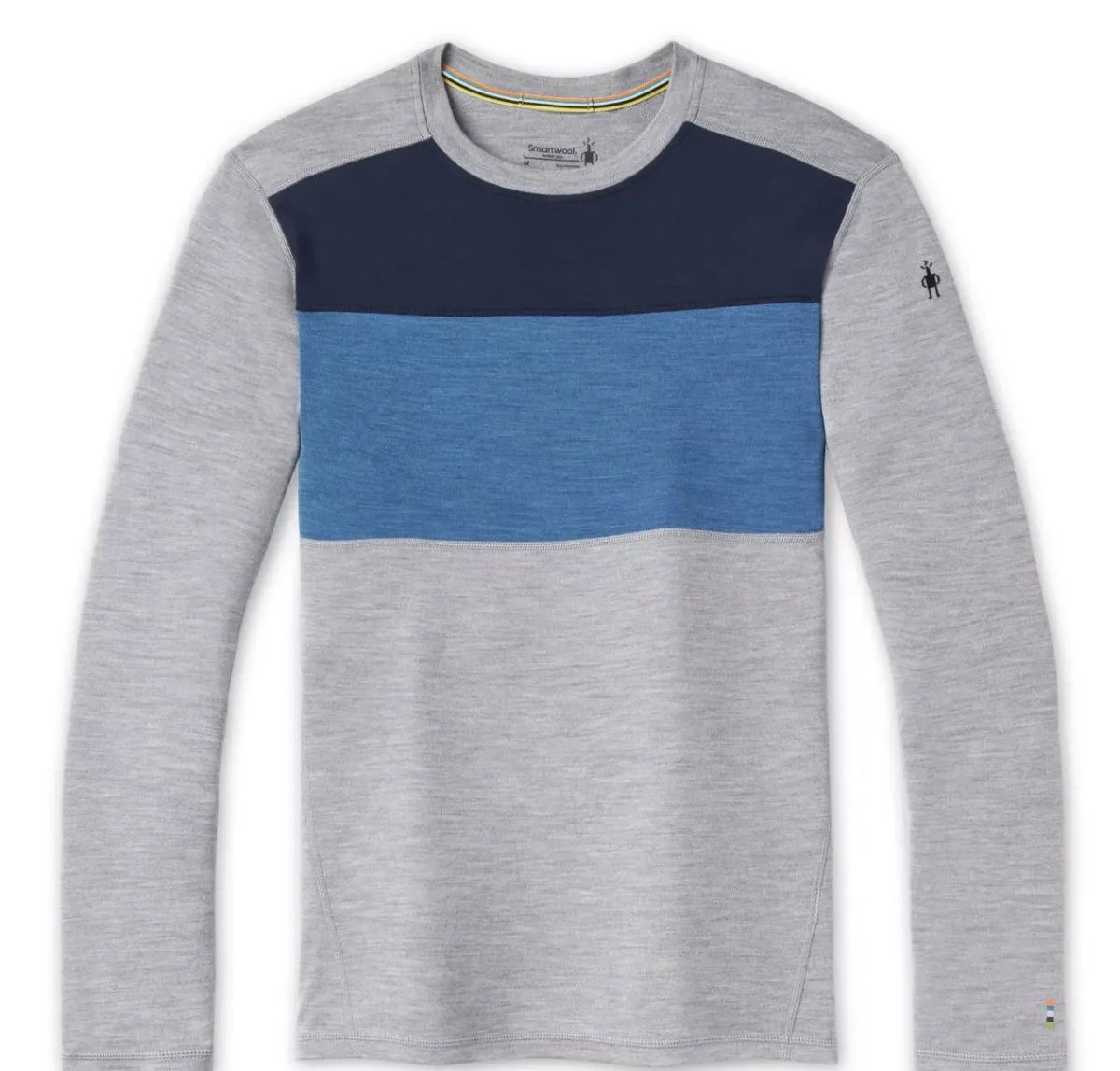 Men's Smartwool Merino 250 Base Layer Colorblock Crew - SW016353-H87