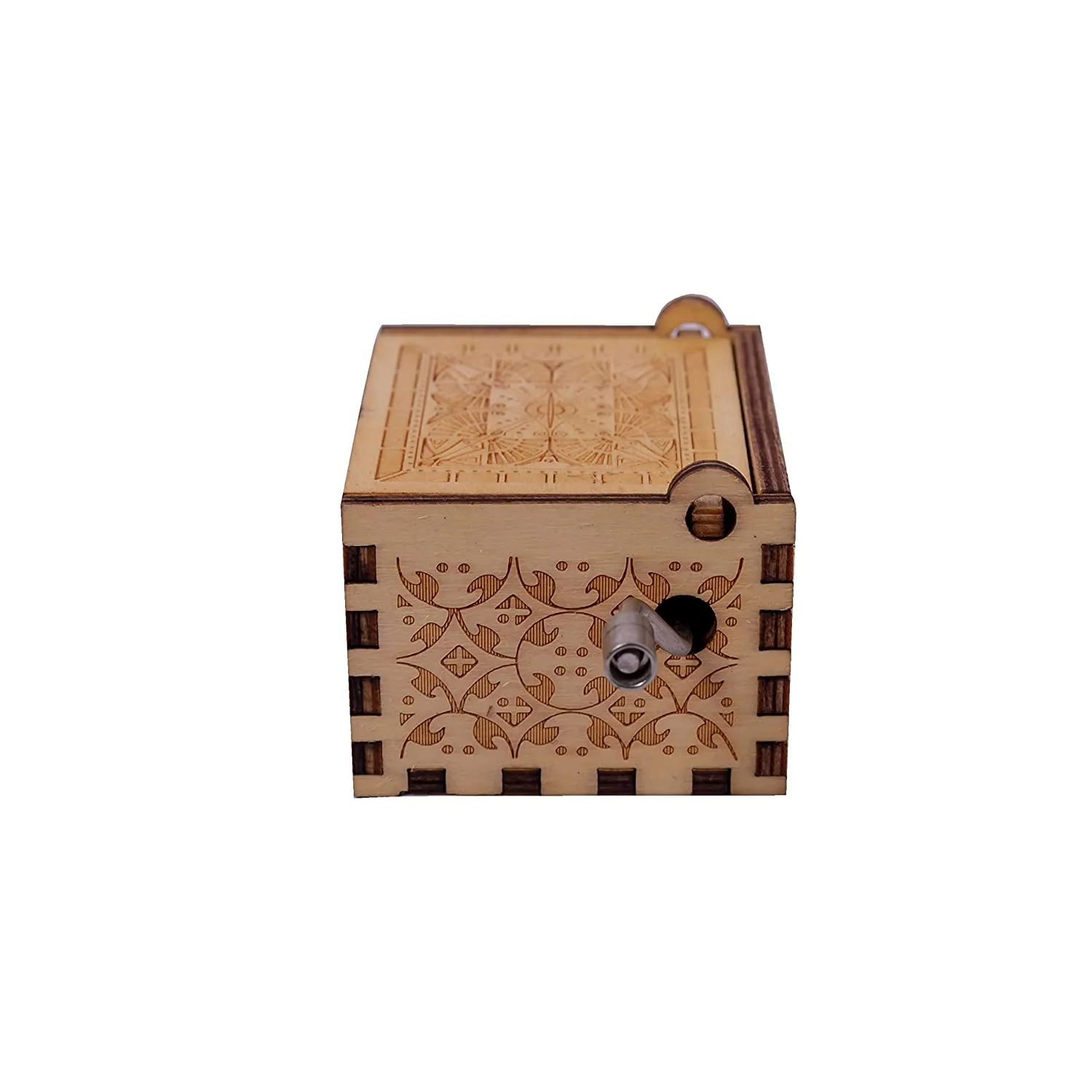 Money Heist: La Casa de Papel Half Face Handcrafted Brown Music Box - Unmask the Symphony of Intrigue 🏴‍☠️🎶