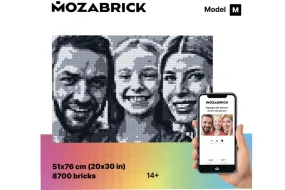 Mozabrick Mosaic Photo Construction Set Medium
