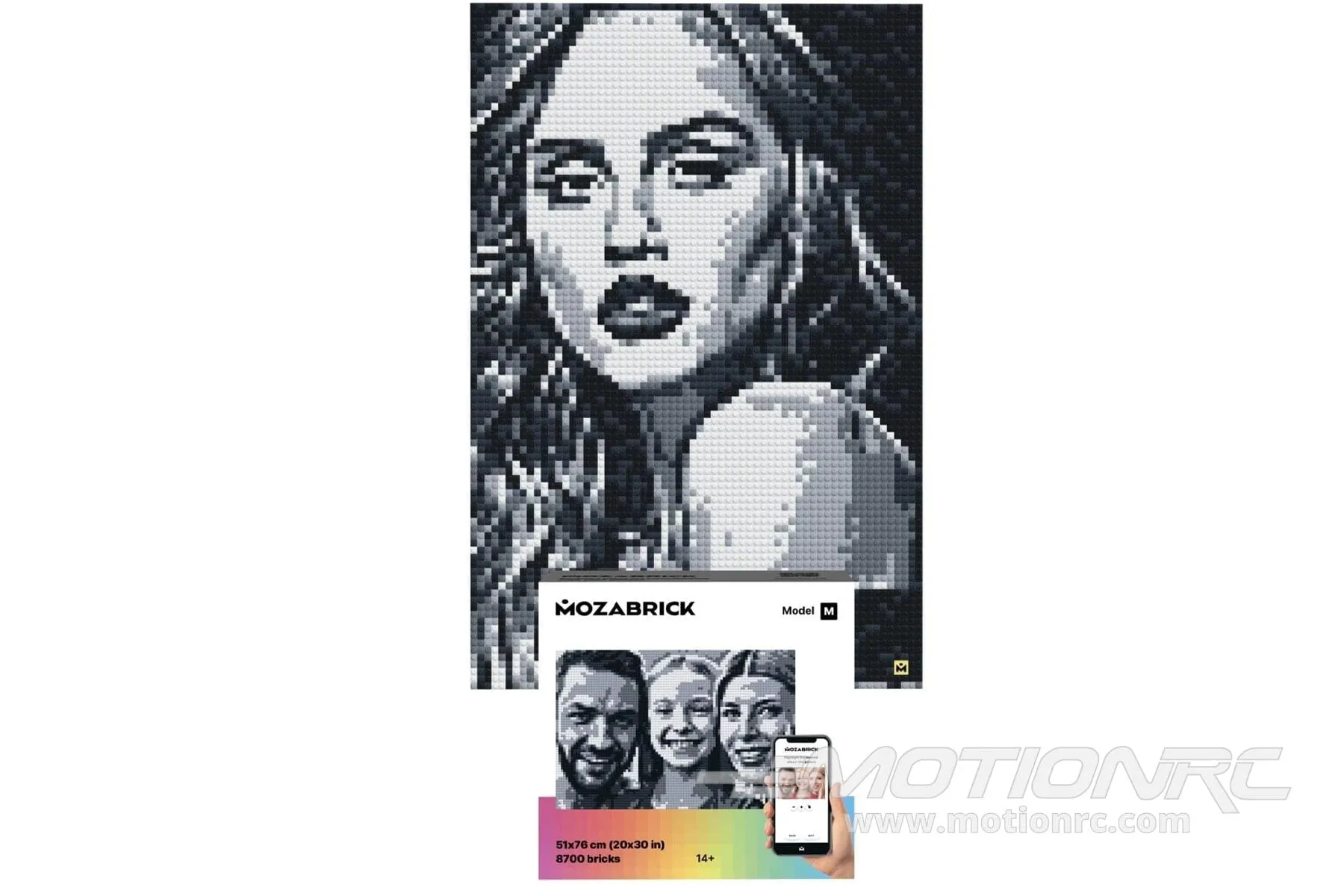 Mozabrick Mosaic Photo Construction Set Medium