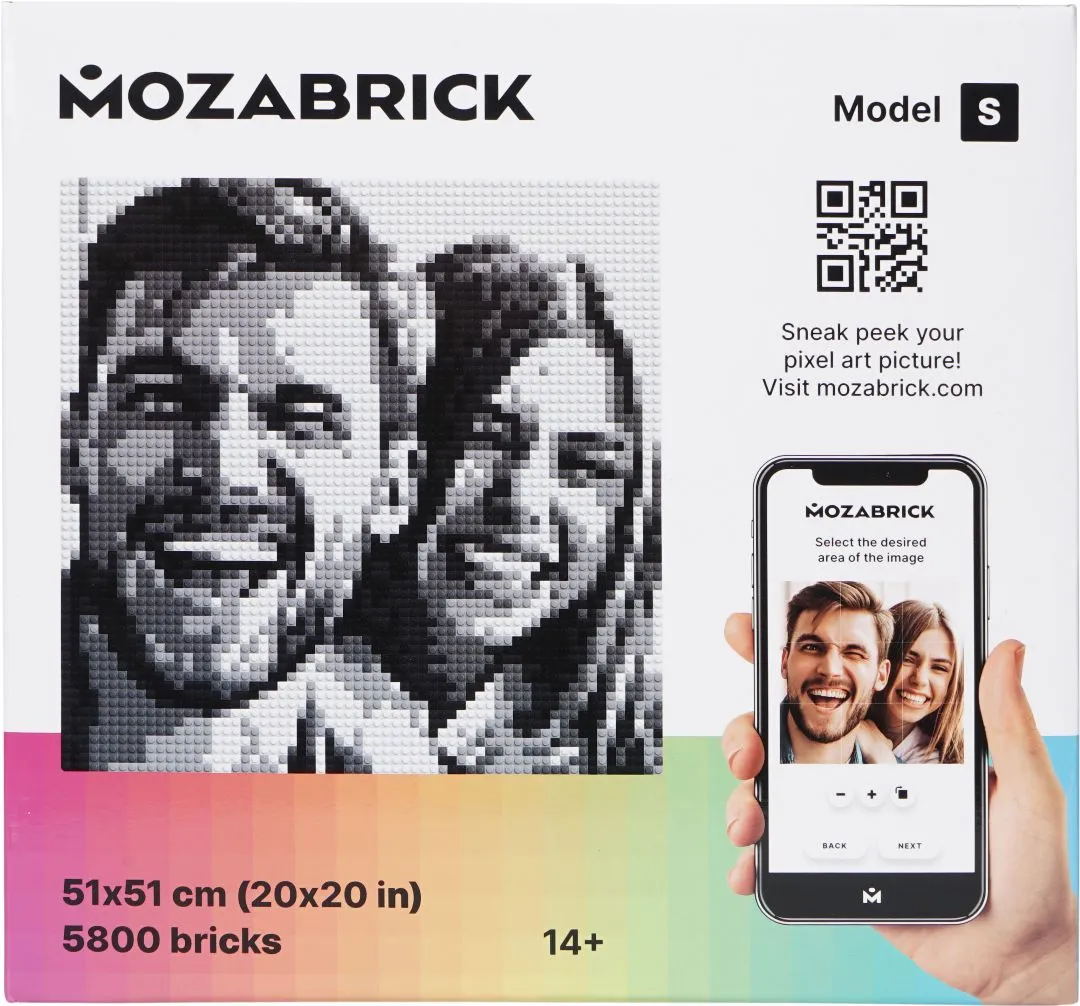 Mozabrick Pixel Art Construction Set: Small (51x51cm)