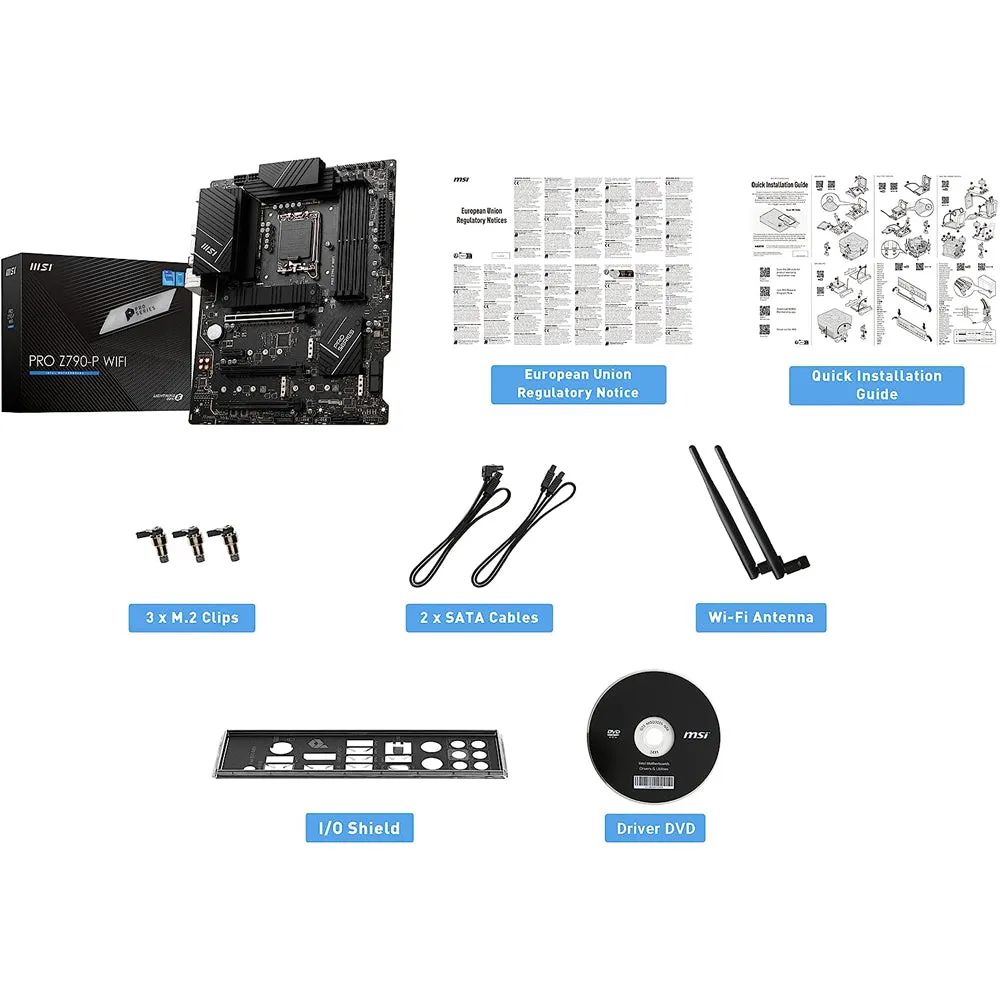MSI PRO Z790-P DDR5 WiFi Pro Series Motherboard