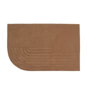 muuto | relevo rug | burnt orange 200x300cm