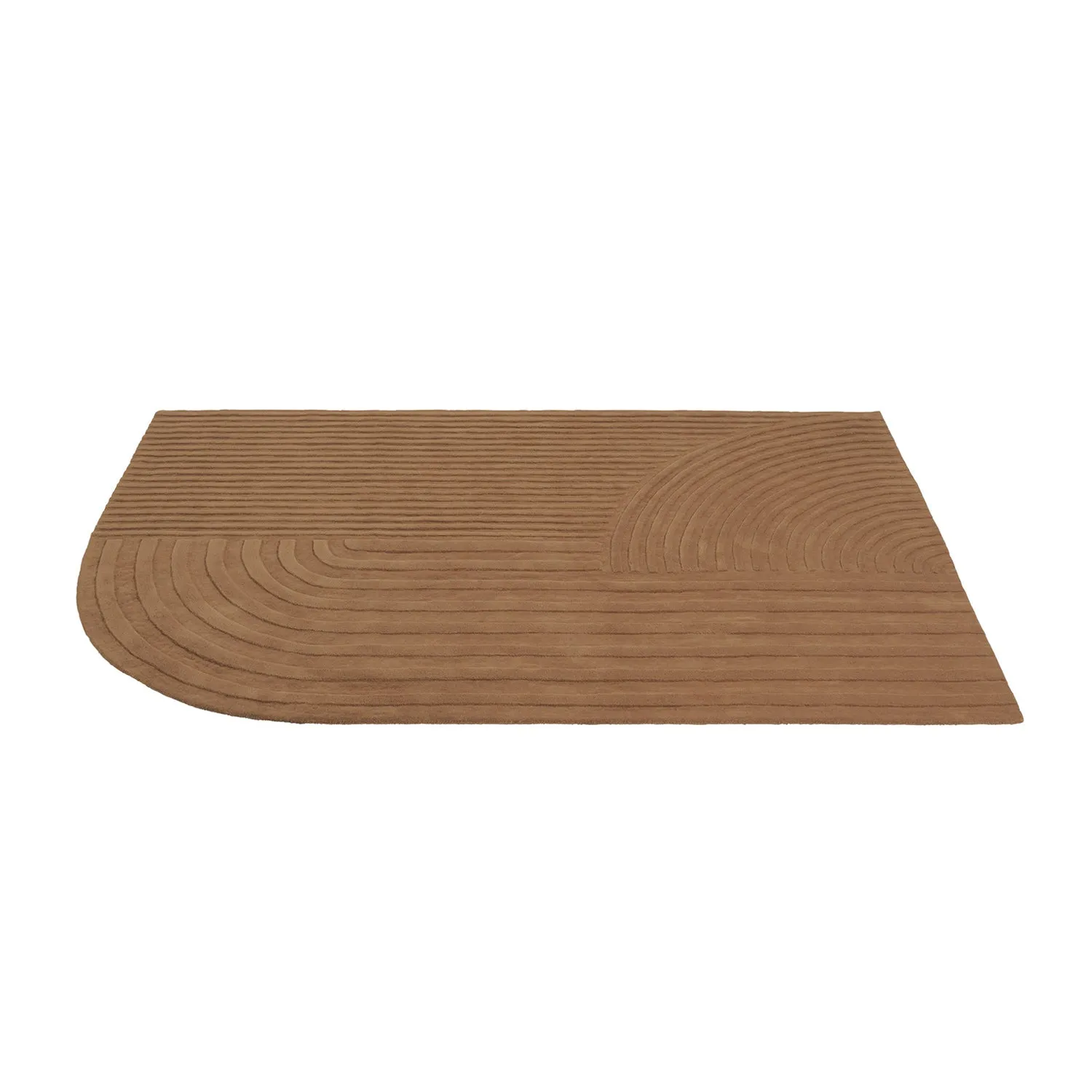 muuto | relevo rug | burnt orange 200x300cm