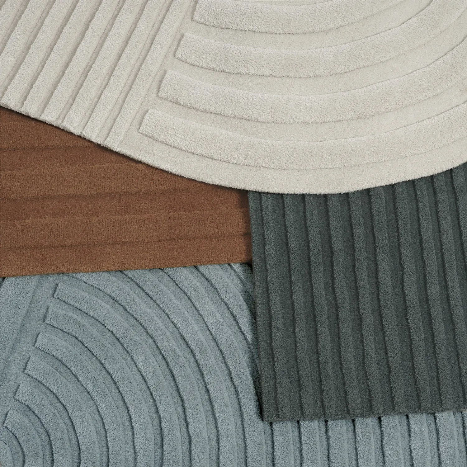 muuto | relevo rug | sage green 200x300cm