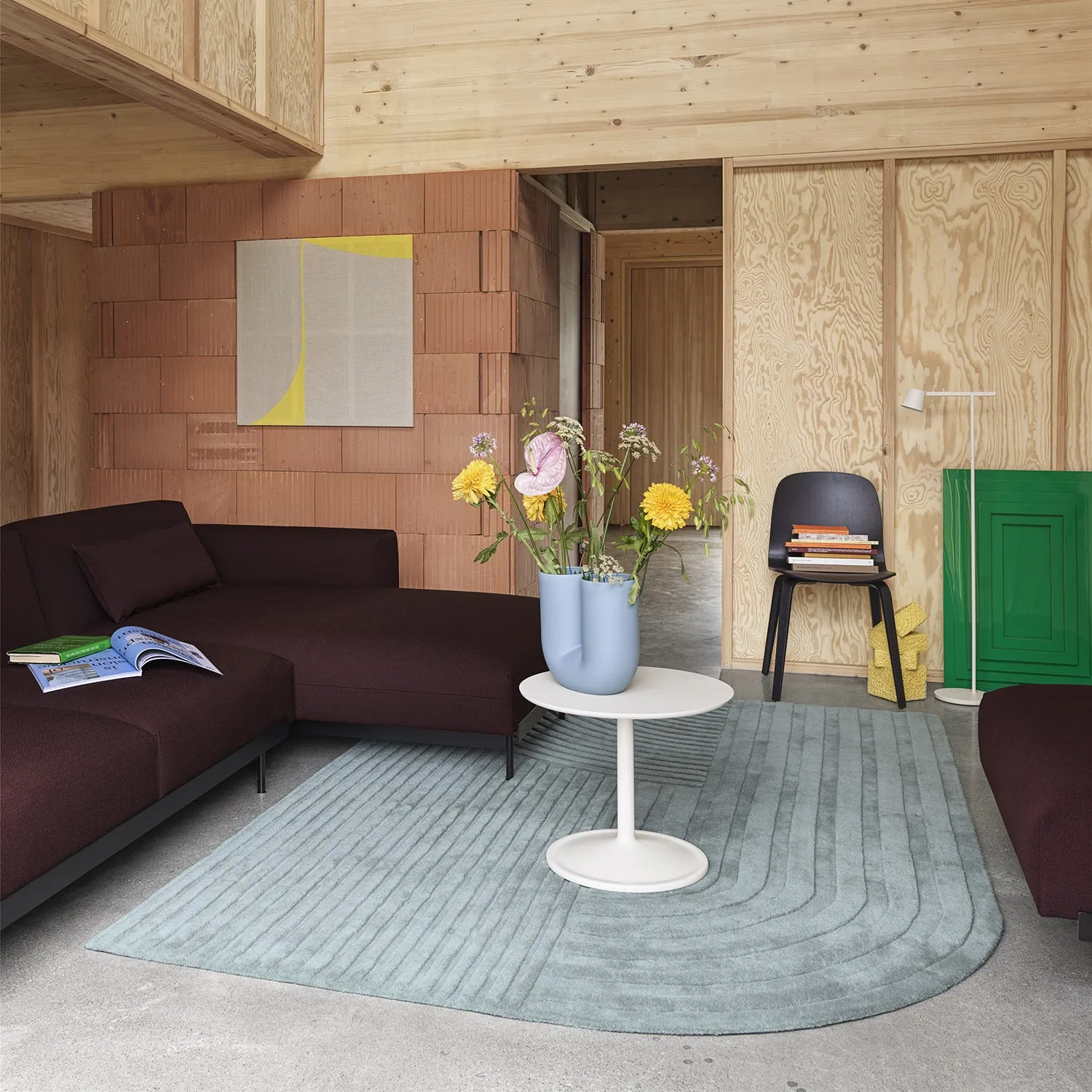muuto | relevo rug | sage green 200x300cm
