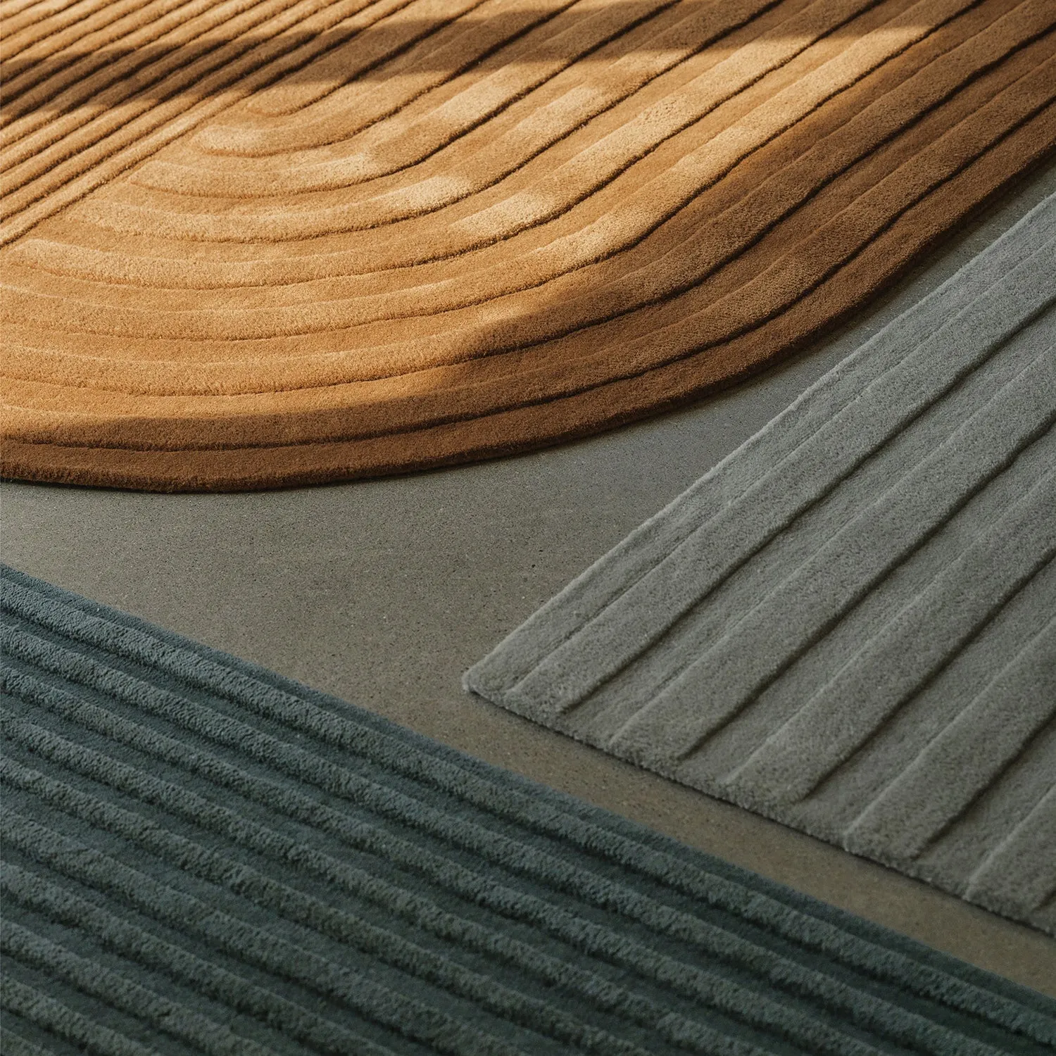muuto | relevo rug | sage green 200x300cm