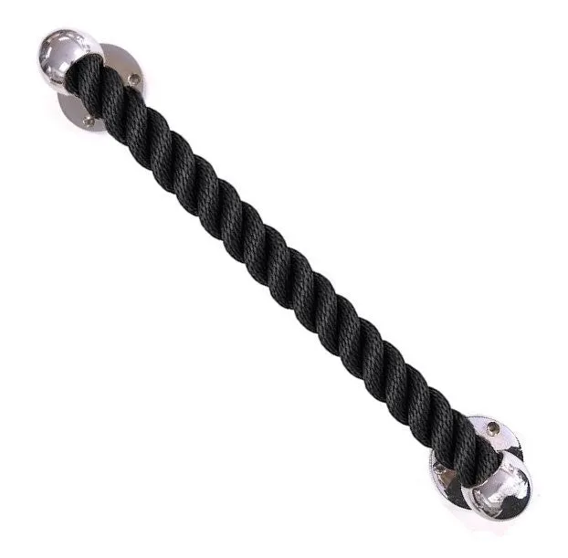 Nautiluxe Nautical Rope Closed End Towel Bars/Door Handles