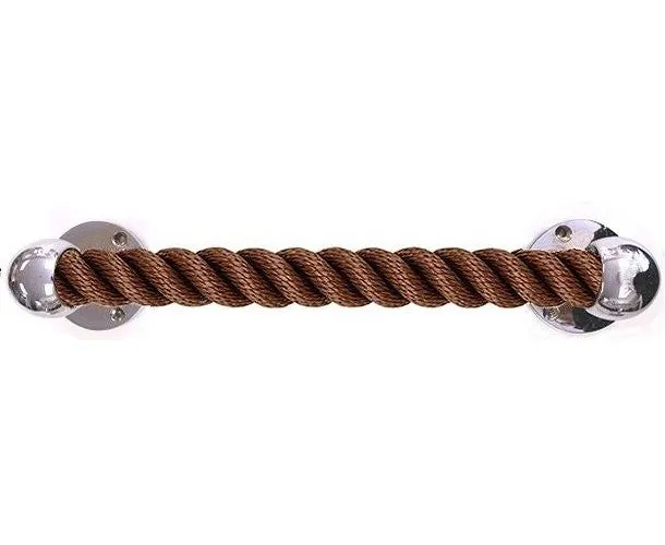 Nautiluxe Nautical Rope Closed End Towel Bars/Door Handles