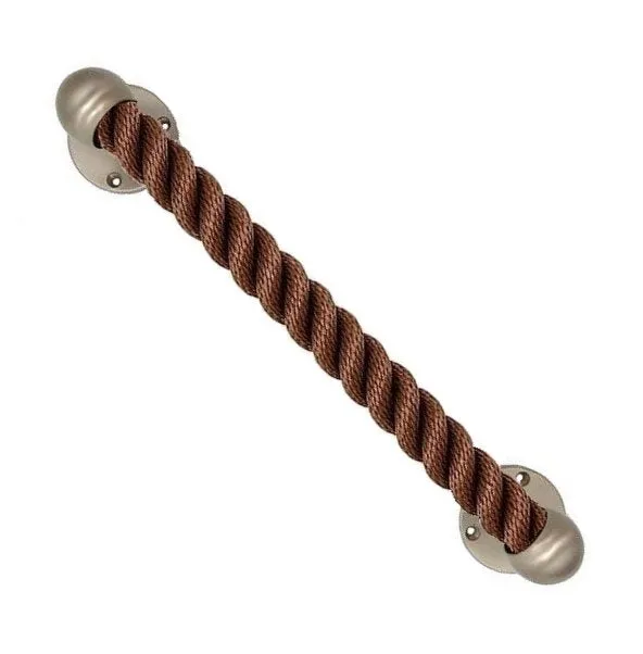Nautiluxe Nautical Rope Closed End Towel Bars/Door Handles