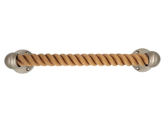 Nautiluxe Nautical Rope Closed End Towel Bars/Door Handles