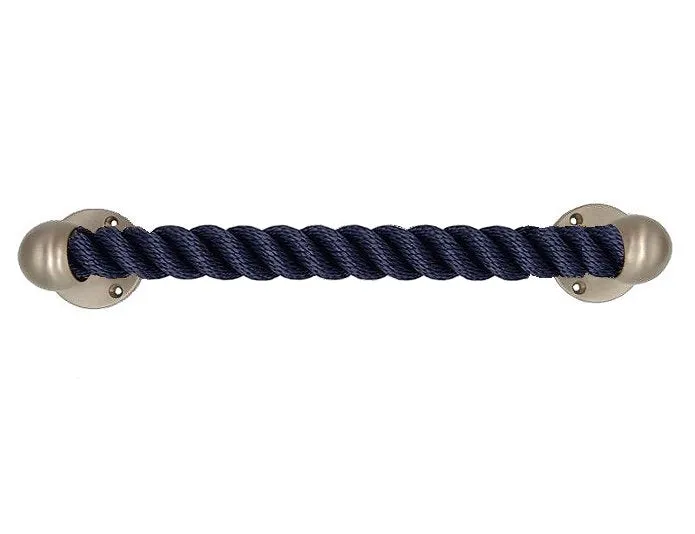 Nautiluxe Nautical Rope Closed End Towel Bars/Door Handles