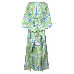 Nice Hand Woven Ikat Maxi Kaftan