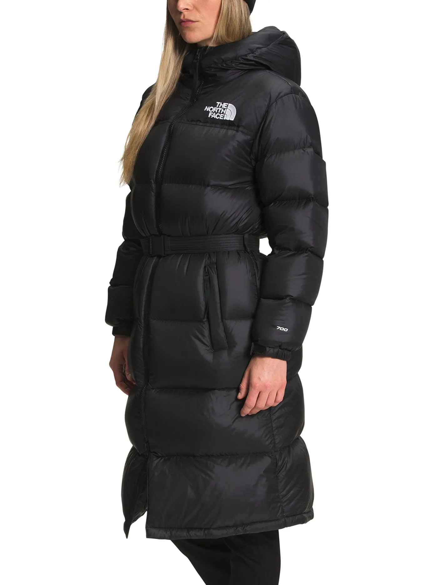Nuptse Belted Long Parka Jacket