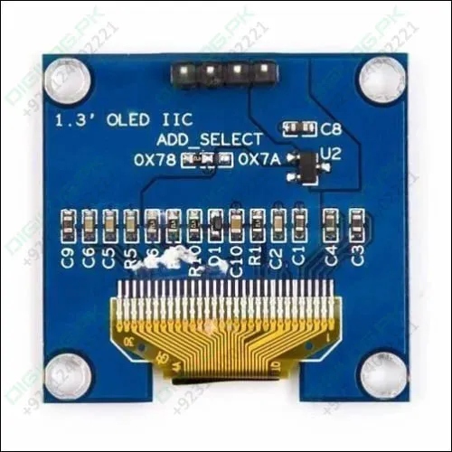 OLED 1.3 Inch Display Module 128x64 I2C Communicate 4pin Ssd1106 Blue Text Color