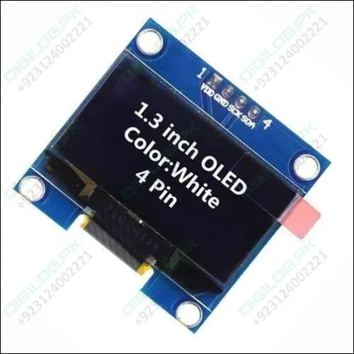 OLED 1.3 Inch Display Module 128x64 I2C Communicate 4pin Ssd1106 Blue Text Color