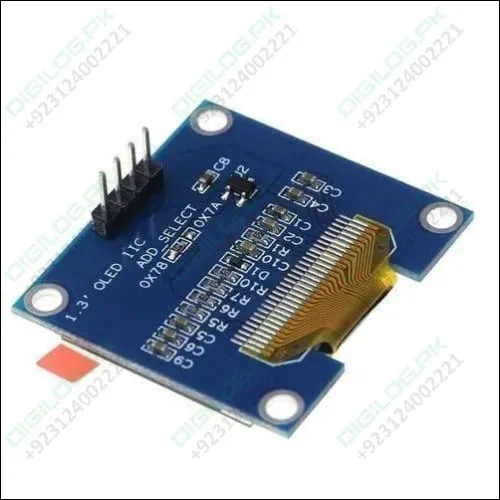 OLED 1.3 Inch Display Module 128x64 I2C Communicate 4pin Ssd1106 Blue Text Color