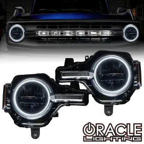 ORACLE Lighting 2021-2024 Ford Bronco LED Headlight Halo Kit - Base Headlights