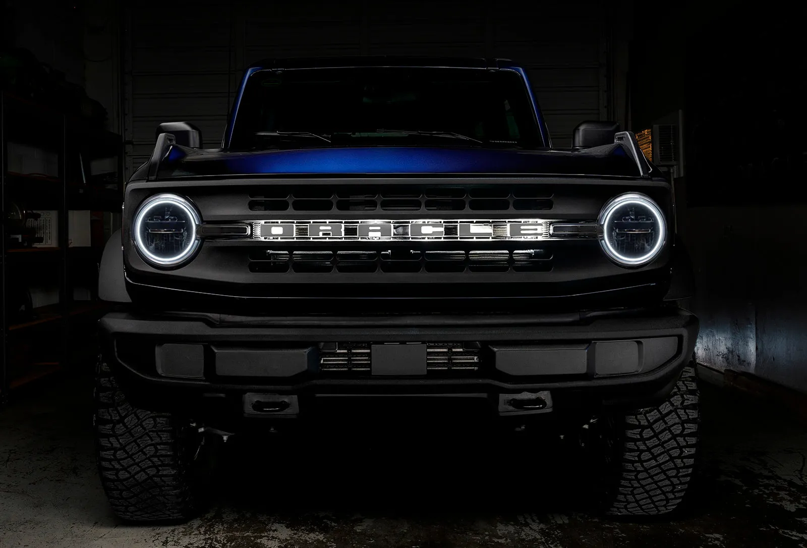 ORACLE Lighting 2021-2024 Ford Bronco LED Headlight Halo Kit - Base Headlights