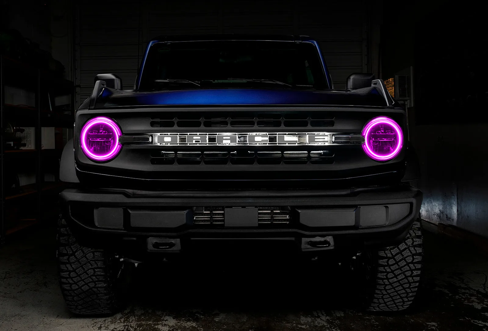 ORACLE Lighting 2021-2024 Ford Bronco LED Headlight Halo Kit - Base Headlights