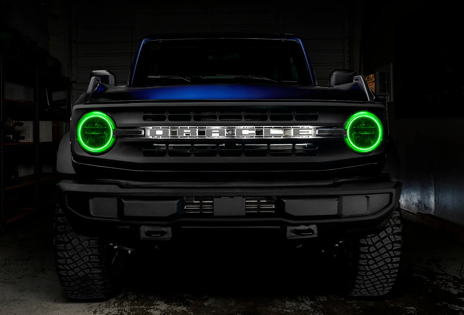 ORACLE Lighting 2021-2024 Ford Bronco LED Headlight Halo Kit - Base Headlights