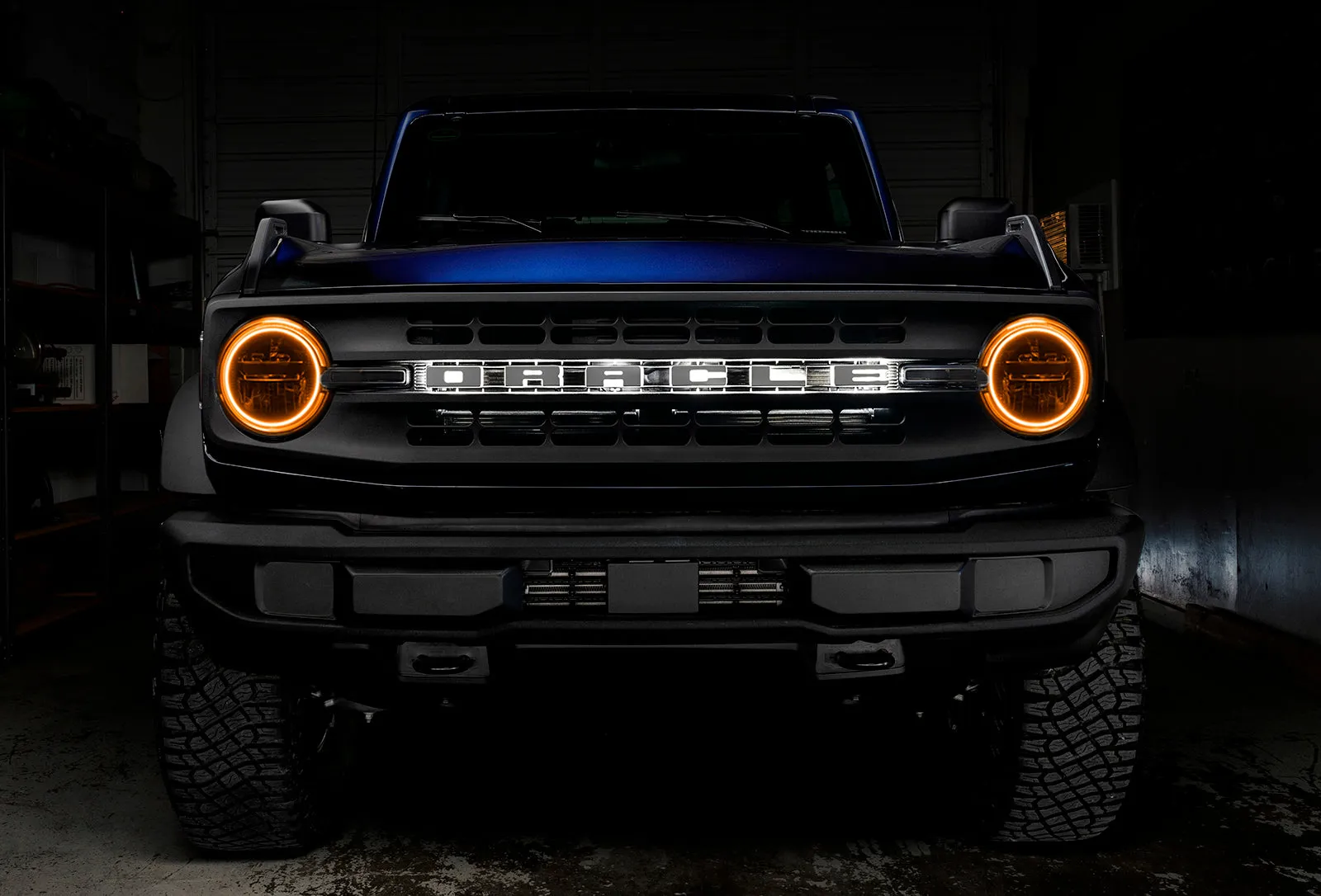 ORACLE Lighting 2021-2024 Ford Bronco LED Headlight Halo Kit - Base Headlights