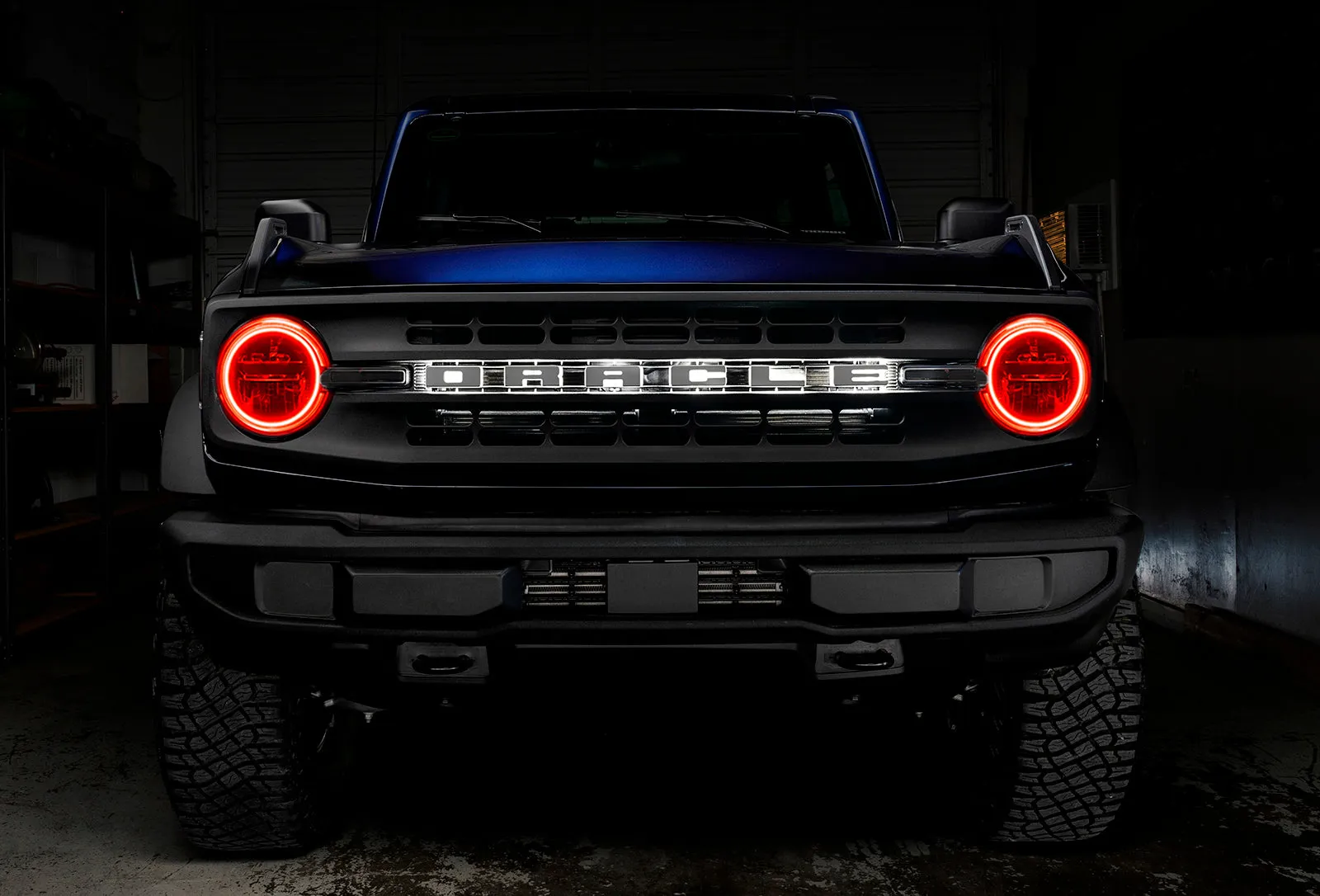 ORACLE Lighting 2021-2024 Ford Bronco LED Headlight Halo Kit - Base Headlights