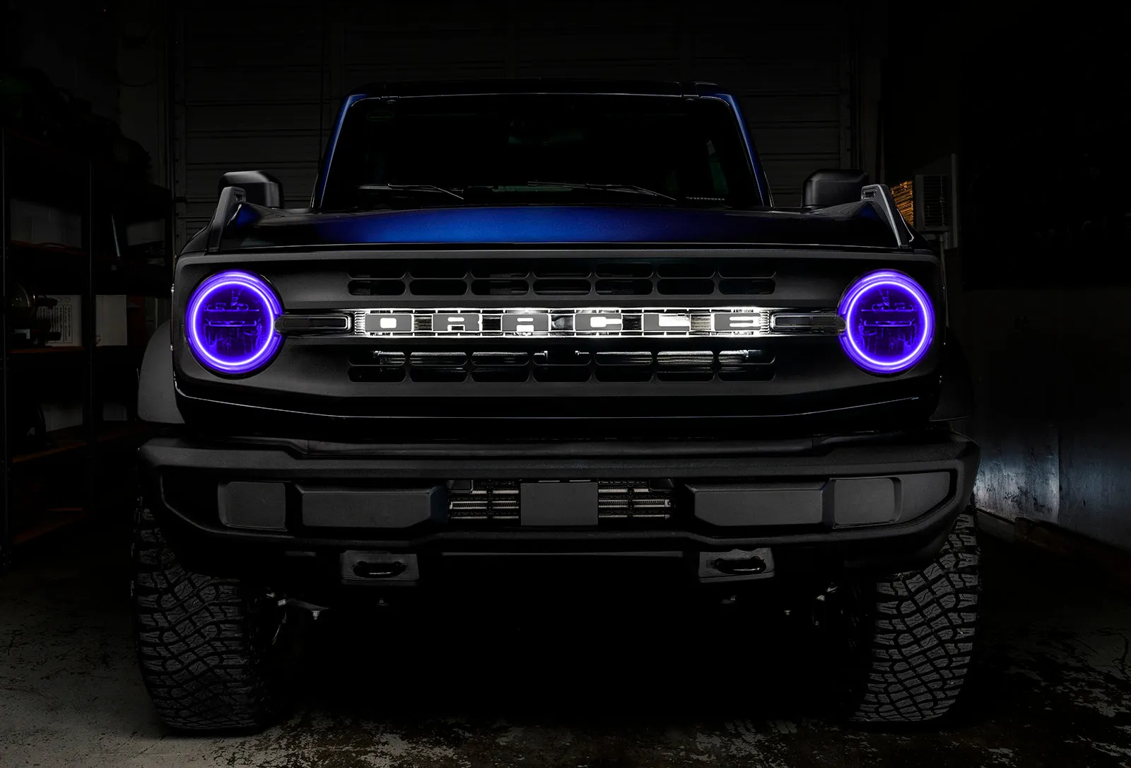 ORACLE Lighting 2021-2024 Ford Bronco LED Headlight Halo Kit - Base Headlights