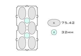 OVAL E75.6 32.2 | Medium Layout Layer