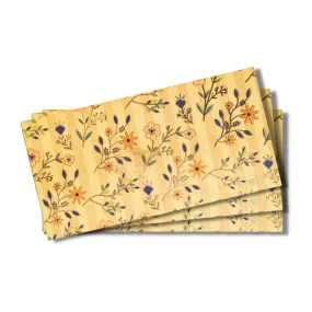 Petal Pattern Printed Shagun Cash Envelopes for Weddings Birthdays Rakhi Gifting (Pack of 10)