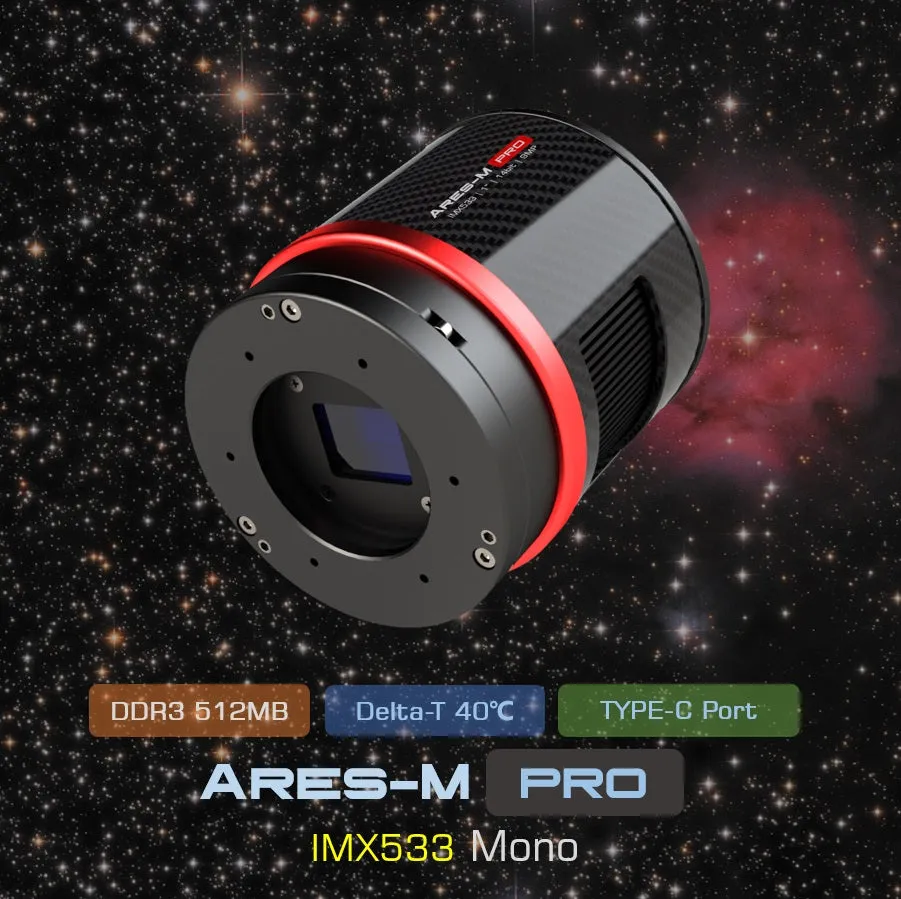 Player One Astronomy Ares-M Pro USB3.0 Monochrome Camera