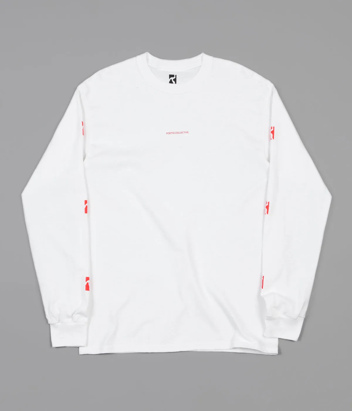 Poetic Collective Long Sleeve T-Shirt - White