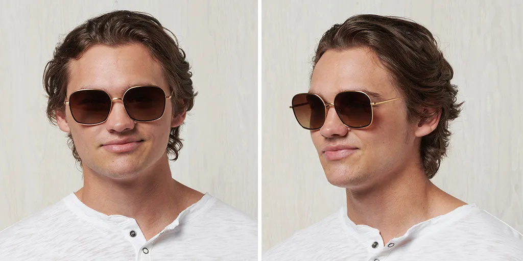 Rhine | Brushed Gold / Black