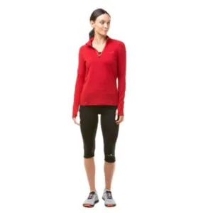 Ronhill Core Thermal 1/2 Zip (Womens) - Jam/Flame