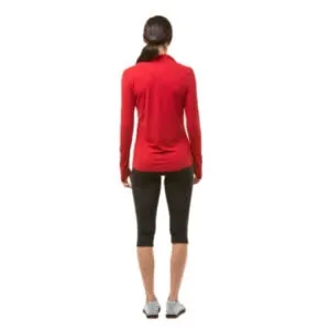 Ronhill Core Thermal 1/2 Zip (Womens) - Jam/Flame