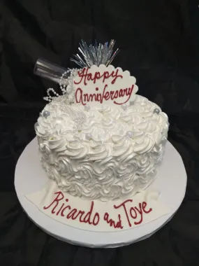 Rosette Cake  - 2 Layer Round