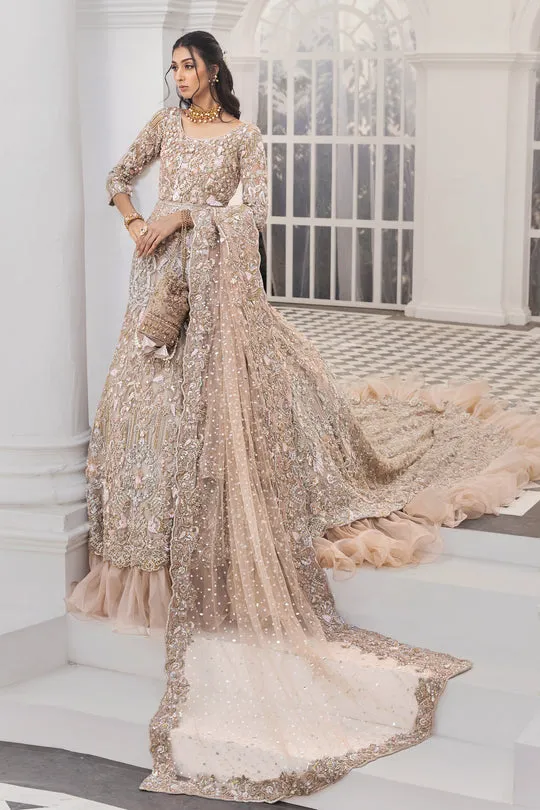 Royal Long Tail Maxi Dress Pakistani for Bride #BS823