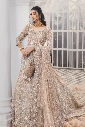 Royal Long Tail Maxi Dress Pakistani for Bride #BS823