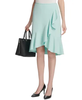 Ruffled Pencil Skirt