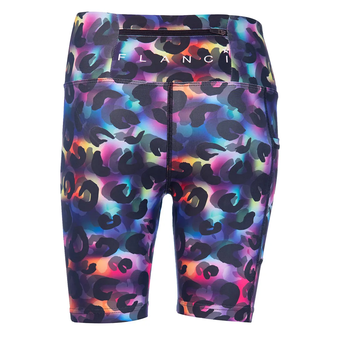 Sale Single Layer Shorts | Rainbow Leopard