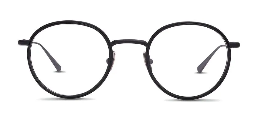 SALT OPTICS HUDSON ROUND TITANIUM OPTHALMIC GLASSES