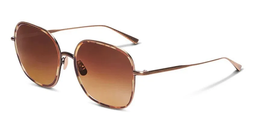 SALT OPTICS RHINE SQUARE POLARIZED TITANIUM SUNGLASSES