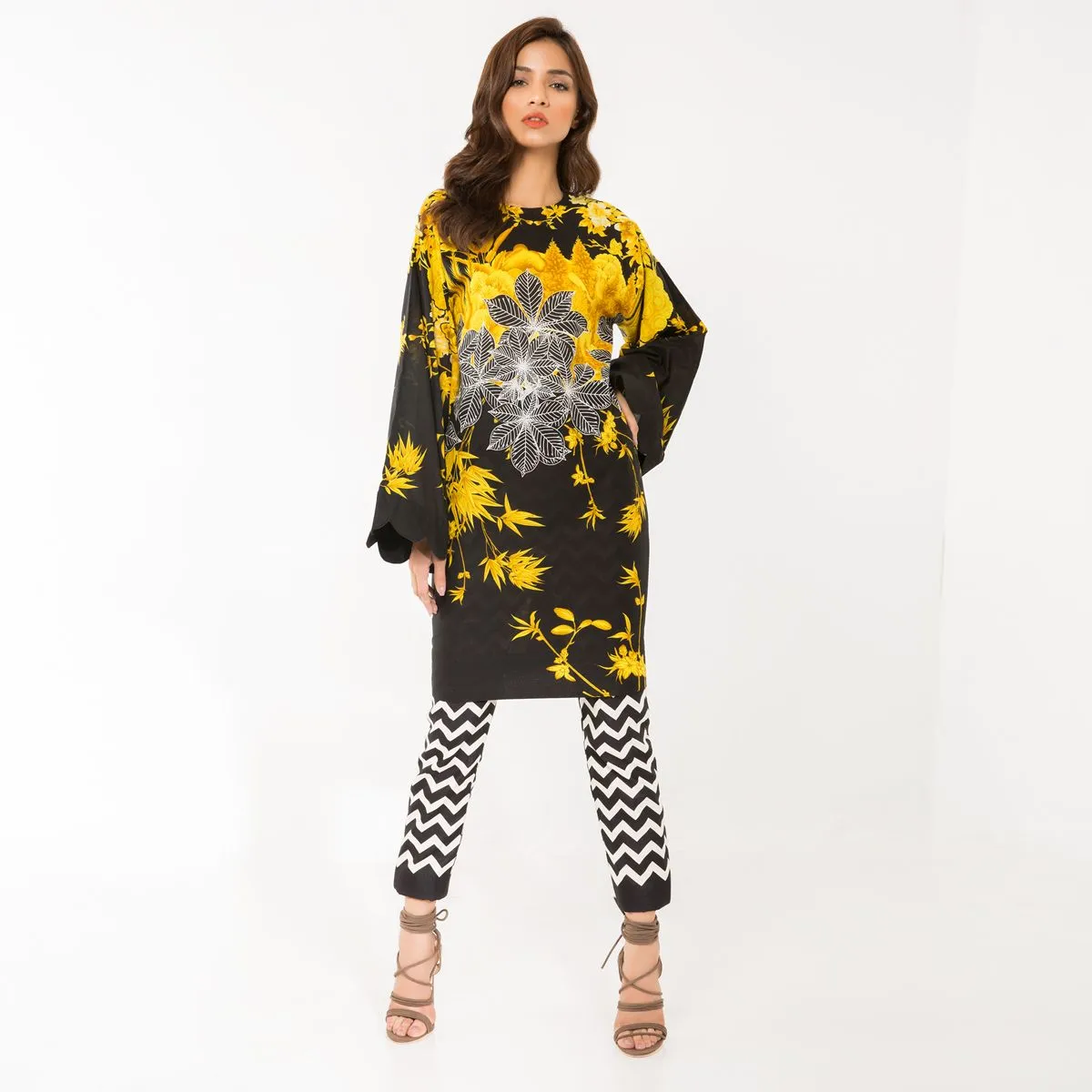 Sana Safinaz Lawn Muzlin 2018 – M23A