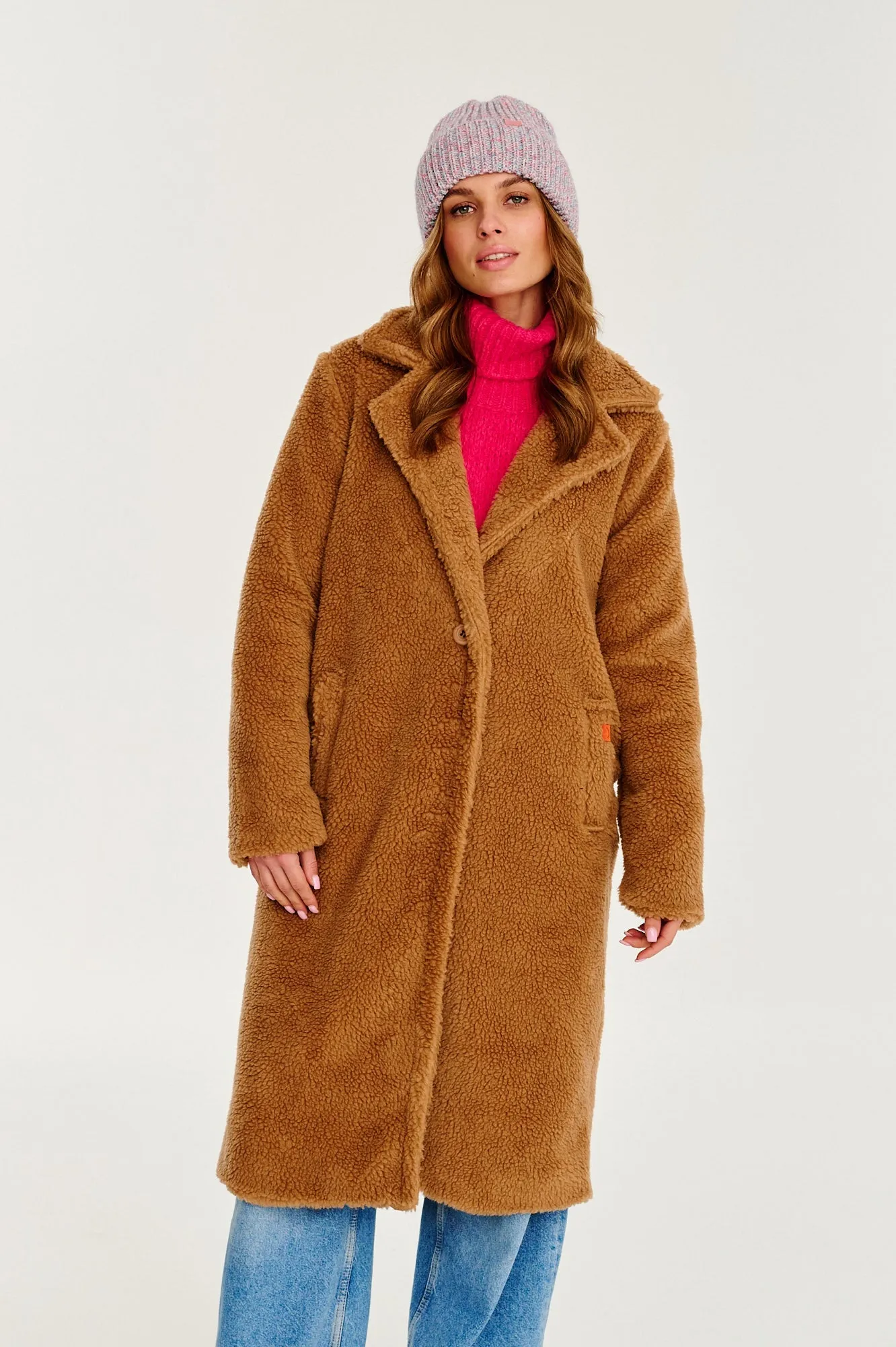 Sandy Cloud Teddy Coat